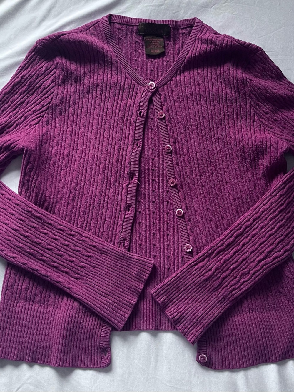 vintage danier cropped cardigan - Picture 2 of 4